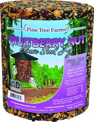 fruitberry nut seed log